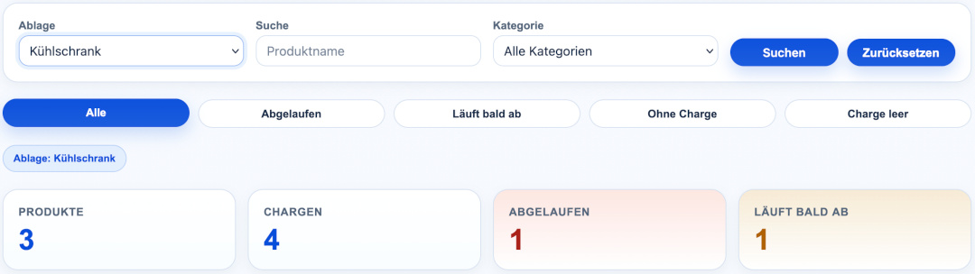 Ansicht der bewops Inventarverwaltung